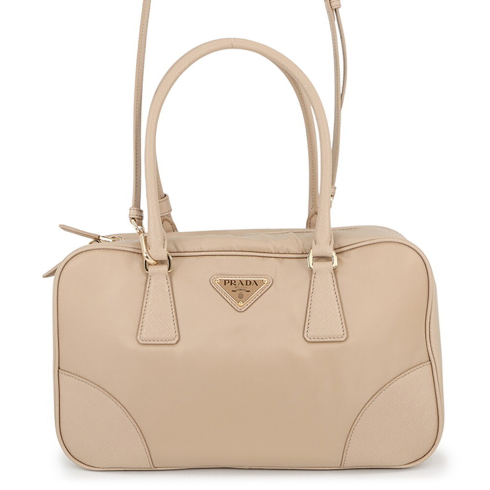 Prada Handbag Re-Edition 1978 Medium Nylon Leather 1BB115 PRADA 2-way Shoulde...